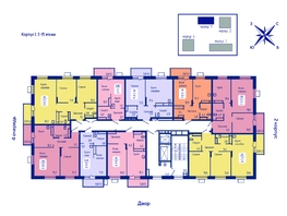 Продается 1-комнатная квартира ЖК Univers (Универс), 3 квартал, 45.7  м², 7243450 рублей