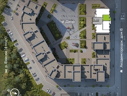 Продается 1-комнатная квартира ЖК Академгородок, дом 7, 41.8 м², 6950000 рублей