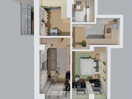 Продается 2-комнатная квартира ЖК Сосны, дом 2/2, 54.4 м², 6473600 рублей
