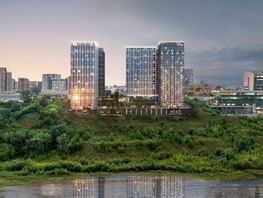 Продается 1-комнатная квартира ЖК Небо над Енисеем, 43.3 м², 6624900 рублей