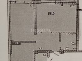 Продается 2-комнатная квартира ЖК Зеленая высотка на Калинина, 58  м², 6873000 рублей
