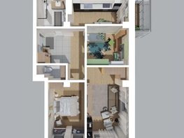 Продается 3-комнатная квартира ЖК Сосны, дом 2/2, 73.78  м&sup2;, 8723740 рублей