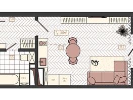 Продается 1-комнатная квартира ЖК КБС. Классика, дом 2, 38  м&sup2;, 6050000 рублей