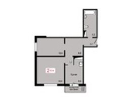 Продается 2-комнатная квартира ЖК Мичурино, дом 2 строение 5, 62.4  м², 6200000 рублей