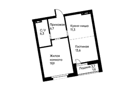 Продается 2-комнатная квартира ЖК Runway (Ранвэй), 58.9  м&sup2;, 10336950 рублей