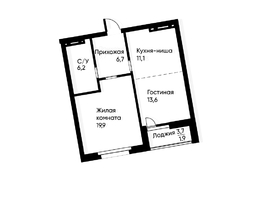 Продается 2-комнатная квартира ЖК Runway (Ранвэй), 58.6  м&sup2;, 10676920 рублей