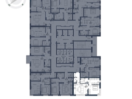 Продается 2-комнатная квартира ЖК Чижи, 1 очередь (корпус 1,2), 55.7 м², 9691800 рублей