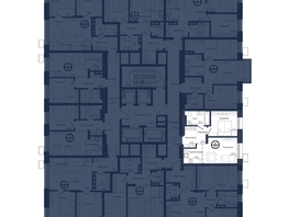 Продается 2-комнатная квартира ЖК Чижи, 2 очередь (корпус 5), 43.9  м², 7770300 рублей