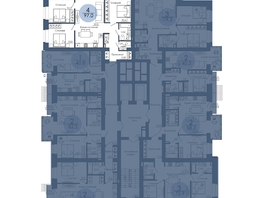 Продается 4-комнатная квартира ЖК Портовый. Речной квартал, к 2, 97  м&sup2;, 15908000 рублей