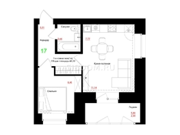 Продается 1-комнатная квартира ЖК Соцветие, дом 5.4, 40.32  м&sup2;, 6036710 рублей