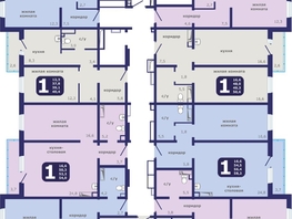 Продается 1-комнатная квартира ЖК Рябиновый дворик, дом 1, 52.2  м&sup2;, 7020000 рублей