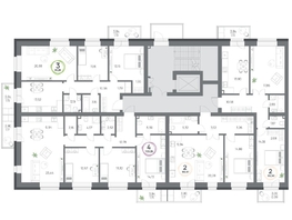 Продается 2-комнатная квартира ЖК Юдинский, дом 1.1, 59.87  м&sup2;, 8625590 рублей