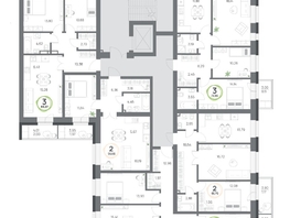 Продается 2-комнатная квартира ЖК Юдинский, дом 1.1, 51.66  м&sup2;, 8007300 рублей