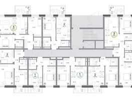 Продается 2-комнатная квартира ЖК Юдинский, дом 1.3, 51.69  м&sup2;, 6267929 рублей