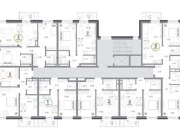 Продается 2-комнатная квартира ЖК Юдинский, дом 1.3, 43.79  м&sup2;, 6634185 рублей