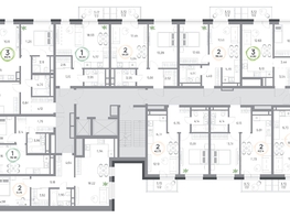 Продается 3-комнатная квартира ЖК Юдинский, дом 1.5, 63.74  м&sup2;, 9051080 рублей