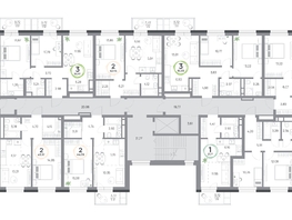 Продается 2-комнатная квартира ЖК Юдинский, дом 1.5, 42.44  м&sup2;, 6051944 рублей