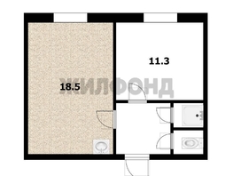 Продается Комната Юрина ул, 16.5  м&sup2;, 2100000 рублей