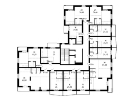 Продается 3-комнатная квартира ЖК Смарт, 62.9  м&sup2;, 8970000 рублей