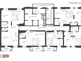 Продается 3-комнатная квартира ЖК Павлов, 85.5  м&sup2;, 12910500 рублей