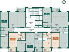 Продается 3-комнатная квартира ЖК Камчатка, корпус 5, 81.6  м&sup2;, 9400000 рублей