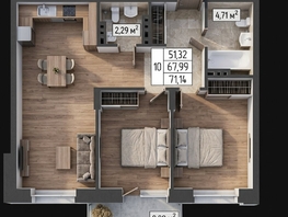 Продается Студия ЖК Олимп , 69.2  м&sup2;, 21342000 рублей