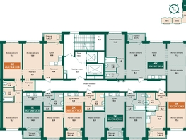 Продается 3-комнатная квартира ЖК Камчатка, корпус 5, 82.4  м&sup2;, 9800000 рублей