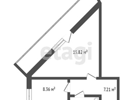 1-комнатная квартира, 35.4 м², 17/20 этаж