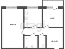 2-комнатная квартира, 47.71 м², 6/10 этаж