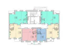 Продается 2-комнатная квартира ЖК Ёлки, дом 1, 52.97  м², 8316290 рублей