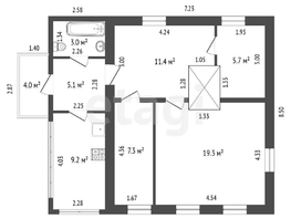 Продается Дом Жердева ул, 61  м&sup2;, участок 5.6 сот., 7400000 рублей