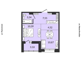 Продается 2-комнатная квартира ЖК Источник, дом 3, 39.95 м², 6589073 рублей