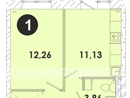 Продается 1-комнатная квартира ЖК Лето, дом 1, 34.3  м², 4751355 рублей