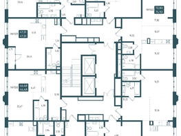 Продается 1-комнатная квартира ЖК Бродский, 1-я очередь, 47.51  м², 10983425 рублей