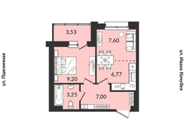 Продается 1-комнатная квартира ЖК Источник, дом 5, 37.35  м², 6648674 рублей