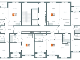 Продается 3-комнатная квартира ЖК Автор, дом 2, 64.78  м², 10065900 рублей