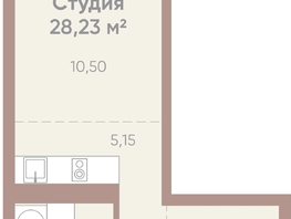 Продается 1-комнатная квартира ЖК Новые горизонты на Советской, д 1, 28.23 м², 5400000 рублей
