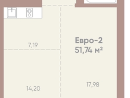 Продается 1-комнатная квартира ЖК Новые горизонты на Советской, д 1, 51.74 м², 7800000 рублей