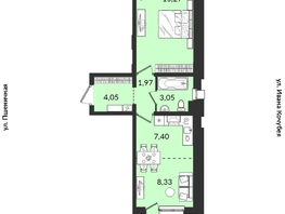 Продается 1-комнатная квартира ЖК Источник, дом 5, 43.64 м², 7759628 рублей