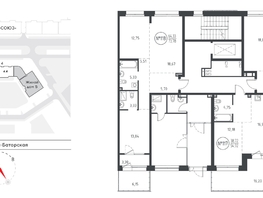 Продается 2-комнатная квартира ЖК СОЮЗ PRIORITY, дом 4, 72.47  м², 12360000 рублей