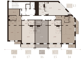 Продается 1-комнатная квартира ЖК Суворов, 51.71  м², 8190000 рублей
