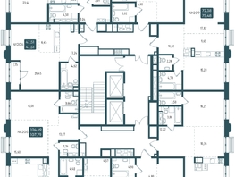 Продается 1-комнатная квартира ЖК Бродский, 1-я очередь, 47.51  м², 9680000 рублей