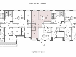 Продается 3-комнатная квартира ЖК СОЮЗ ПРИОРИТИ МАХ, д. 4, 89.63  м², 14879000 рублей