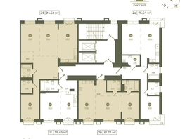 Продается 1-комнатная квартира ЖК Верба, 38.45  м&sup2;, 11196218 рублей
