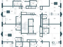 Продается 2-комнатная квартира ЖК Бродский, 1-я очередь, 62.91  м&sup2;, 13610000 рублей