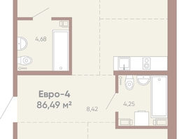 Продается 3-комнатная квартира ЖК Новые горизонты на Советской, д 1, 86.49  м&sup2;, 12200000 рублей