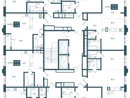 Продается 1-комнатная квартира ЖК Бродский, 1-я очередь, 47.51  м&sup2;, 10100000 рублей