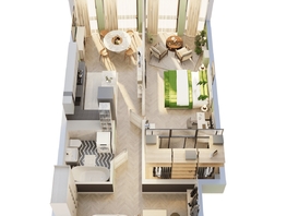 Продается 1-комнатная квартира ЖК Звезды, дом 1, 64.39  м&sup2;, 19354000 рублей