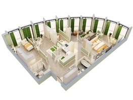 Продается 4-комнатная квартира ЖК Звезды, дом 1, 120.53  м&sup2;, 39700000 рублей