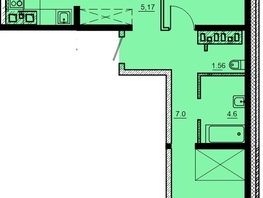 Продается 3-комнатная квартира ЖК Мега, дом 3, 79.46  м&sup2;, 8278400 рублей